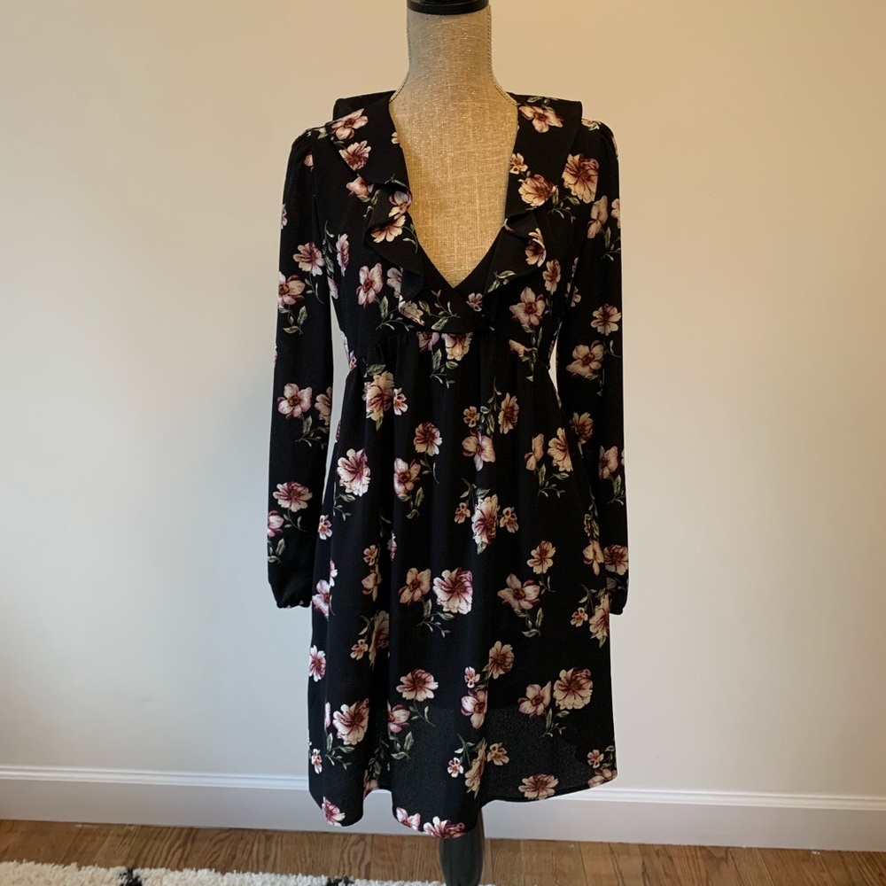 Black Floral Dress